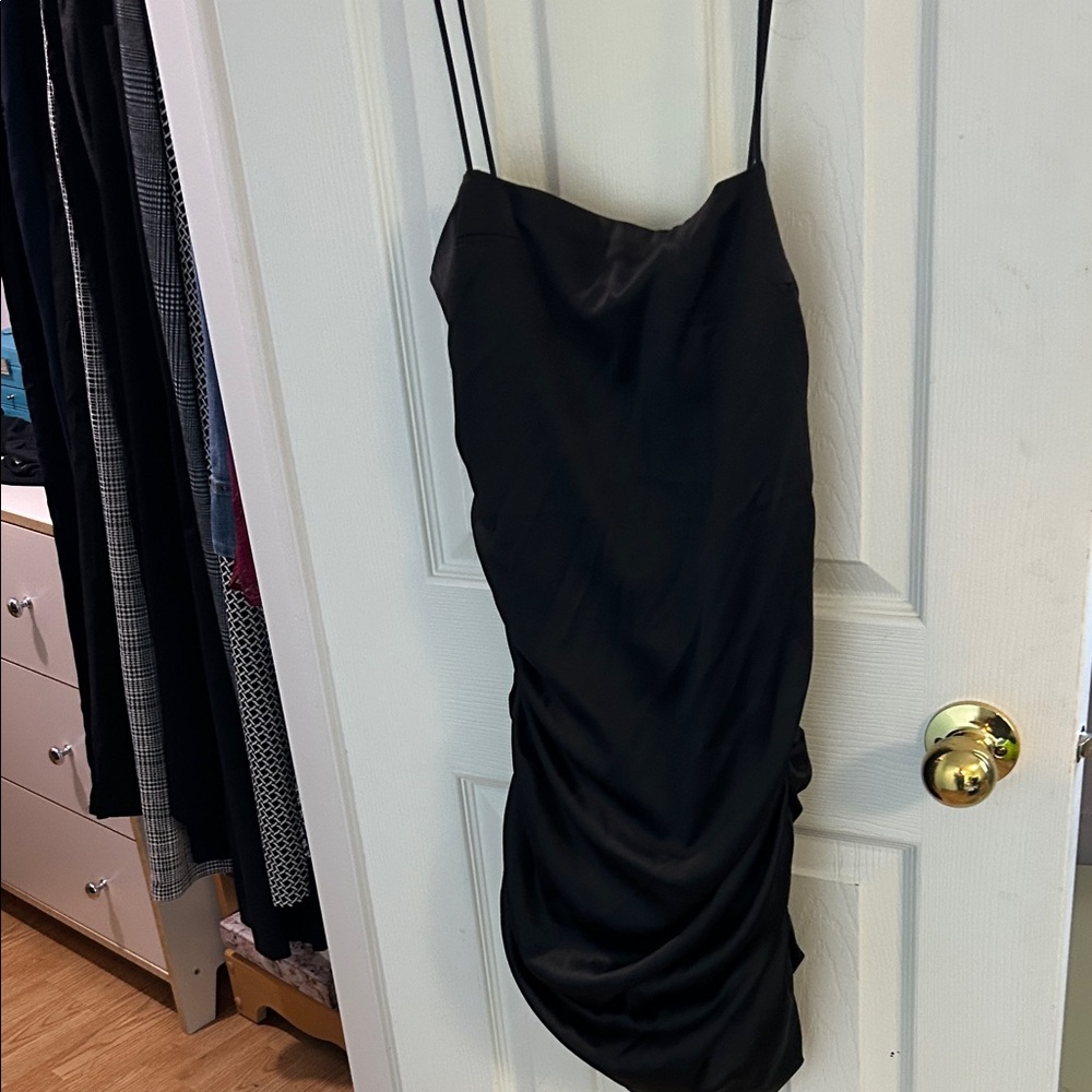Streetwear Society Black Strapless Dress